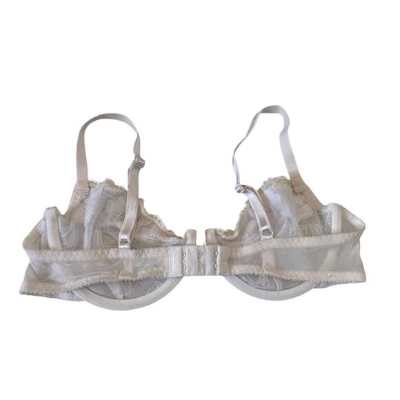 Rene Rofe Lingerie Lace Bra 36B Underwire Unpadded Sexy Floral Flower Everyday - Picture 10 of 11